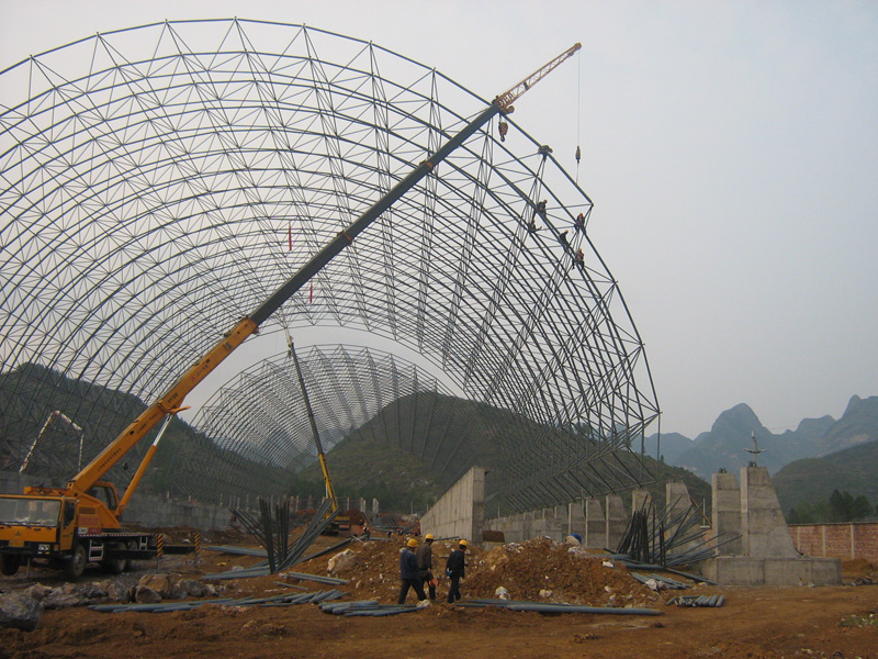 天门电厂网架煤棚