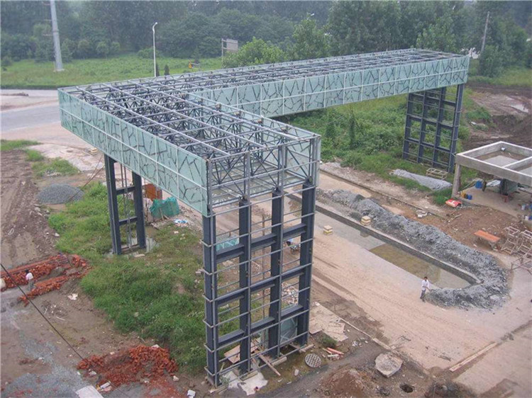 天门收费站网架